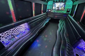 Santa Barbara Limo Bus Interior