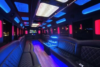 Santa Barbara Limousine Bus Interior