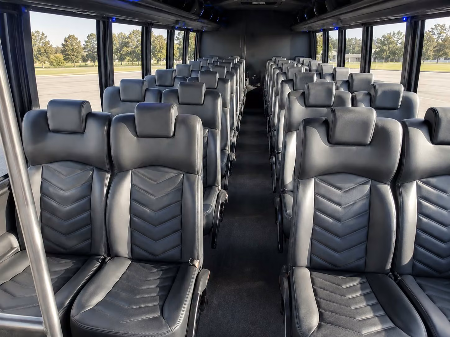 18 passenger minibus inside