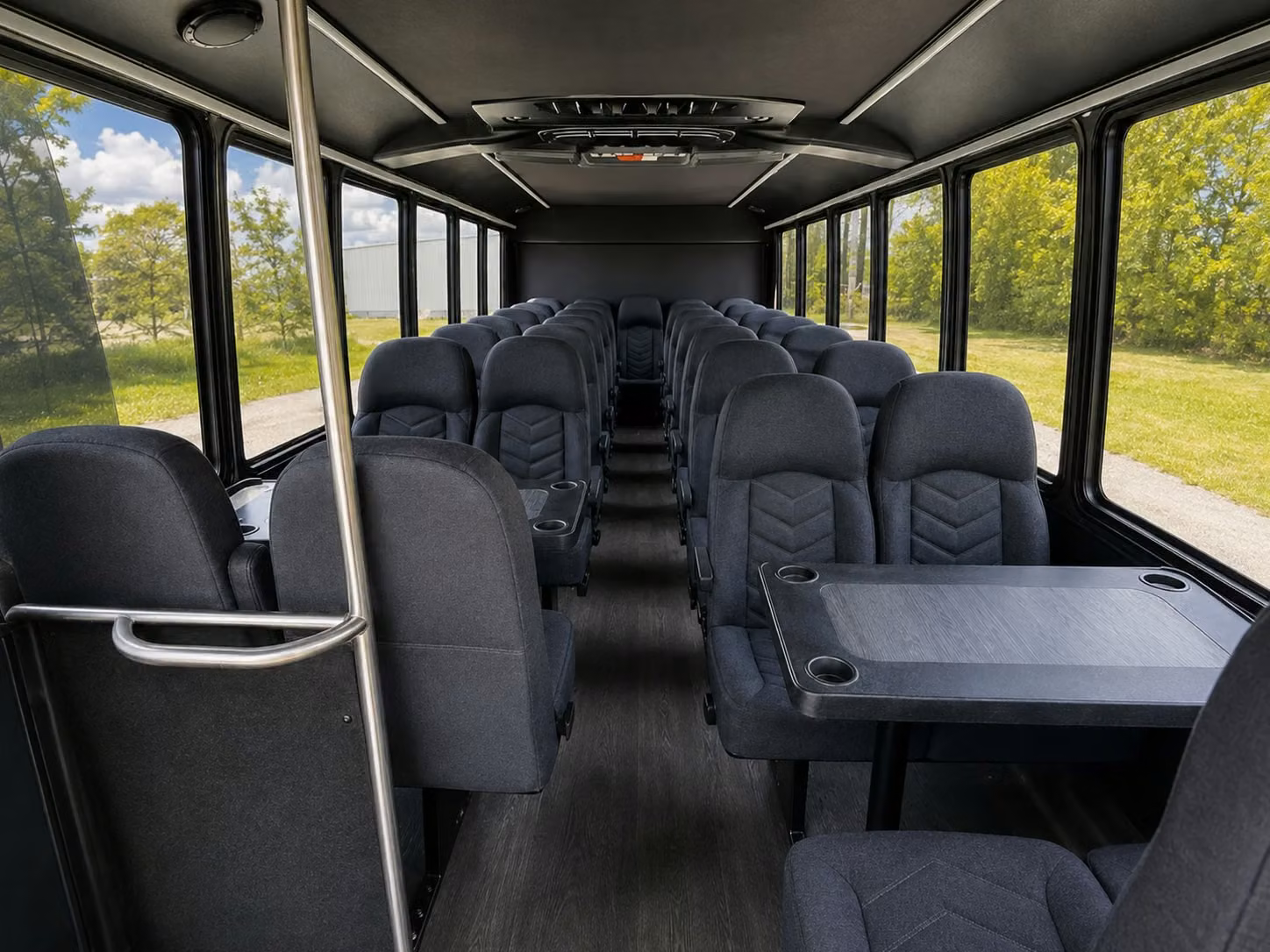 20 passenger minibus inside