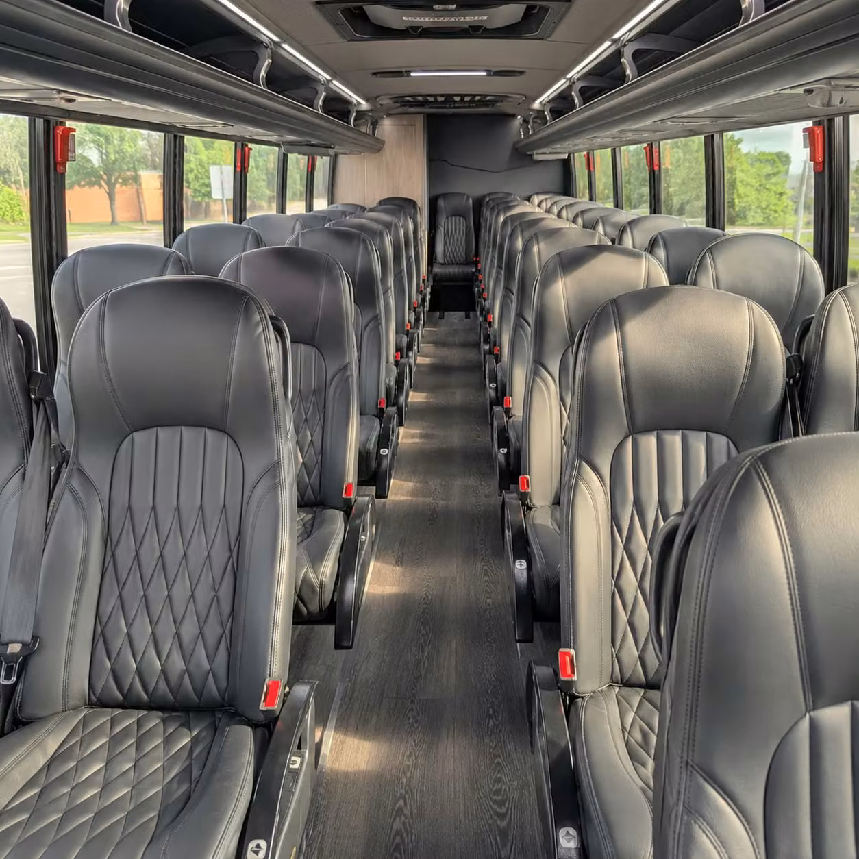 25 passenger minibus inside