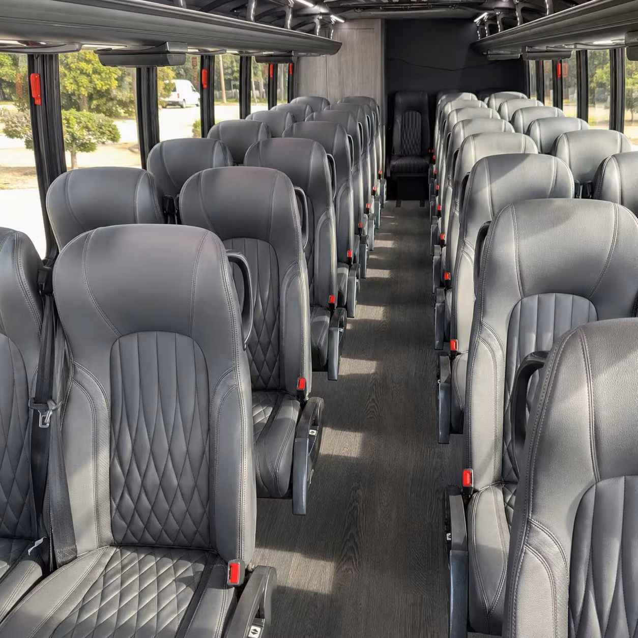 30 passenger minibus inside