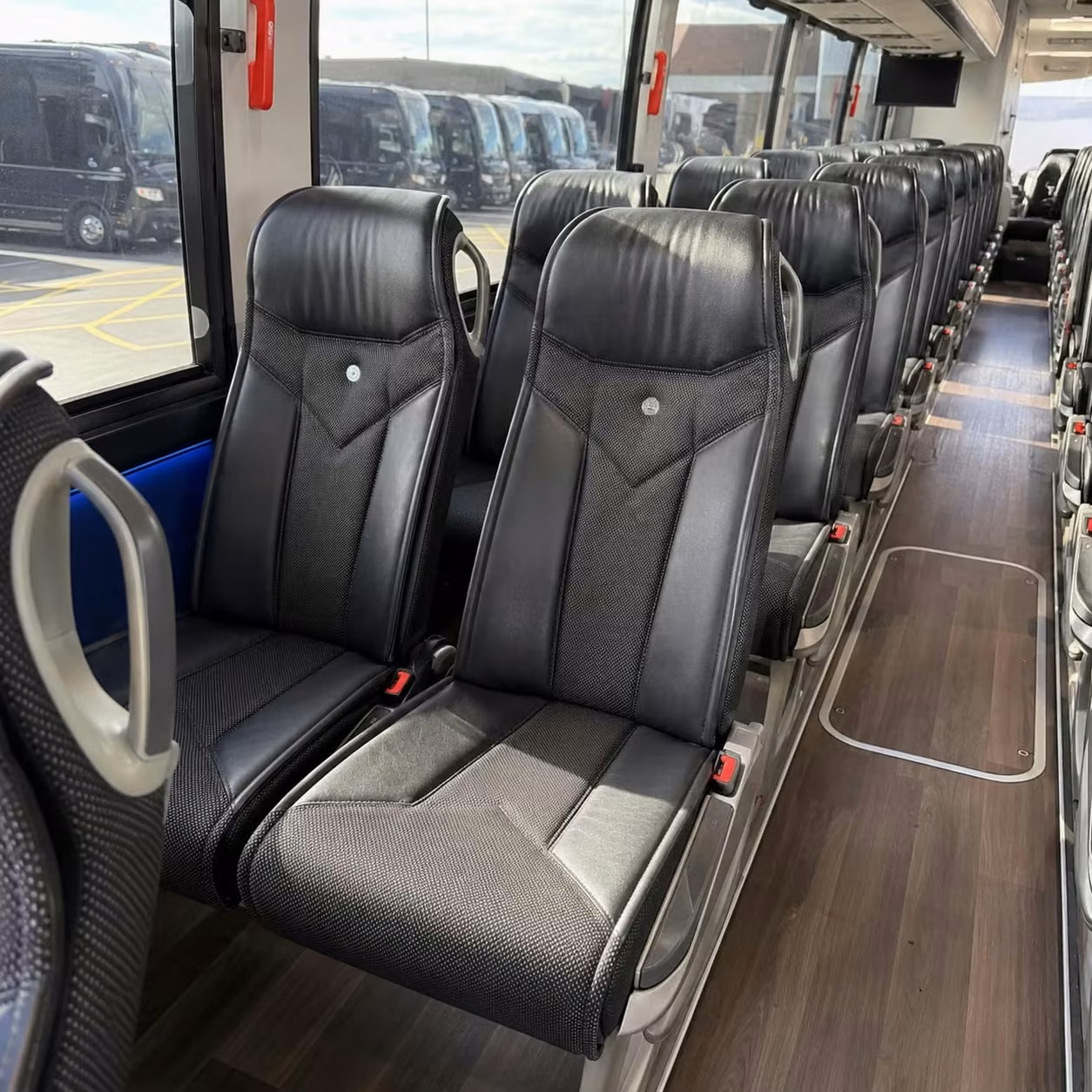 santa barbara charter bus rental inside