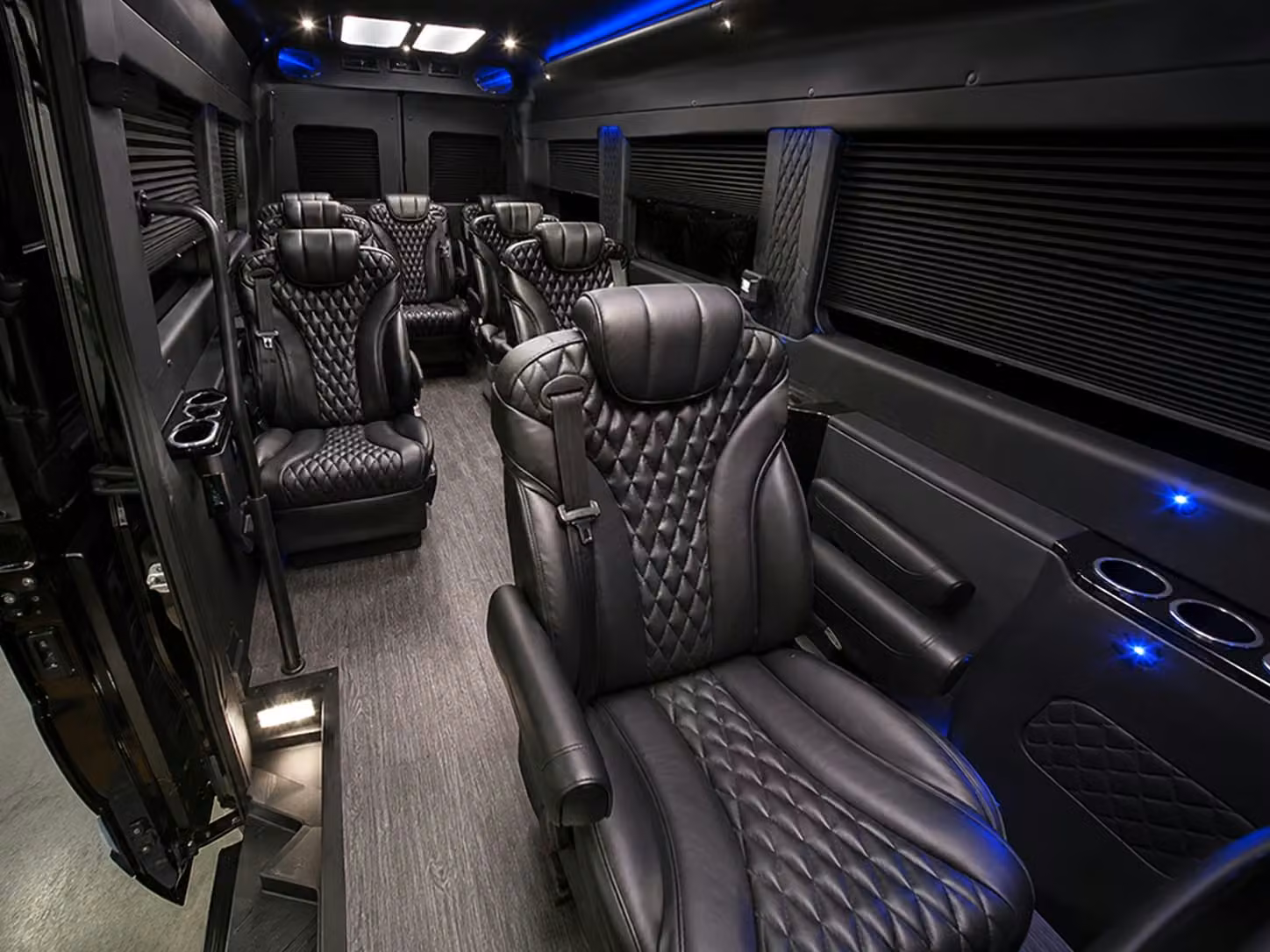 sprinter van with driver inside