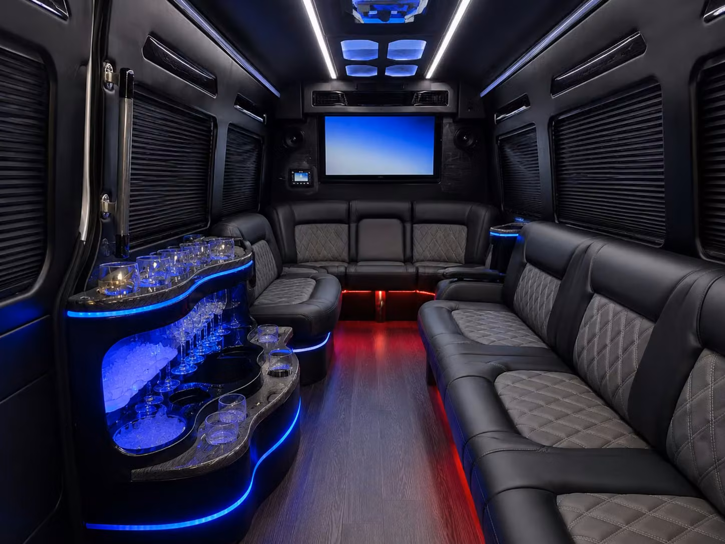 sprinter vans and luxury prom transportation options in santa barbara